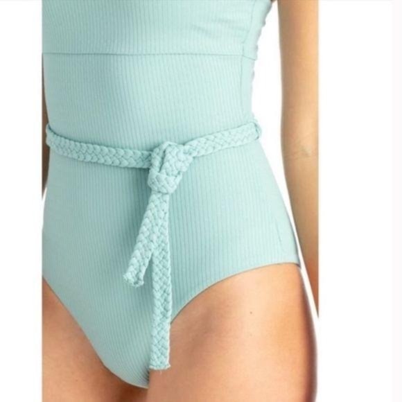 NWT Tavik x ANTHRO Aqua Classic Cheeky One Piece S - Picture 7 of 13